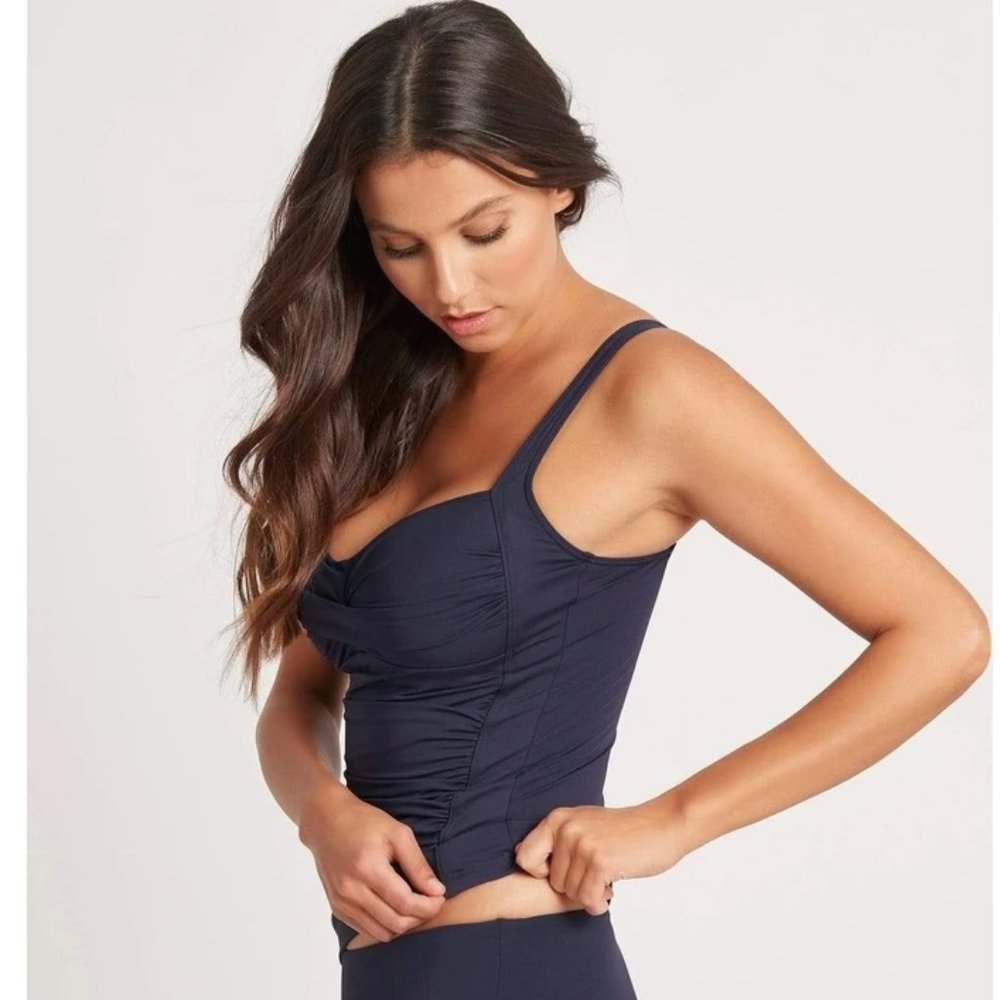 💥 SEA LEVEL Twist Front Multifit Tankini top